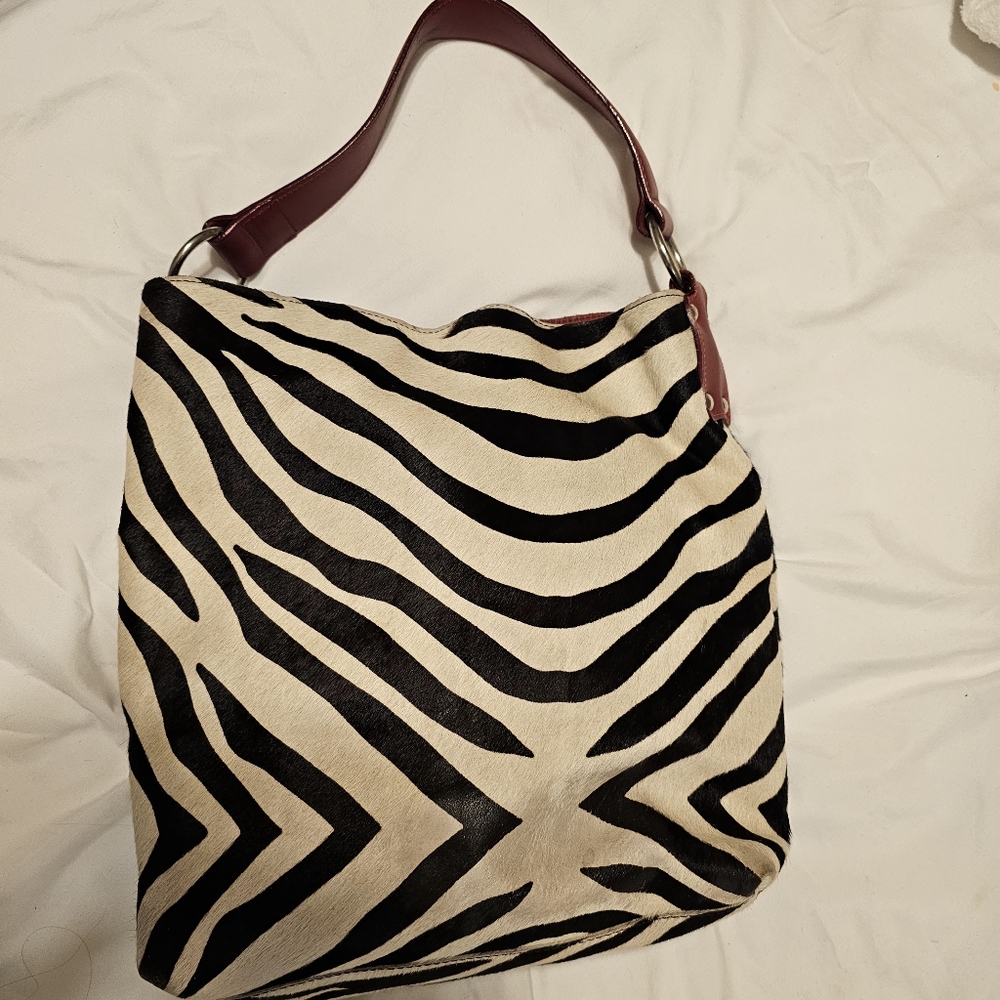 Italian leather and fur handbag!